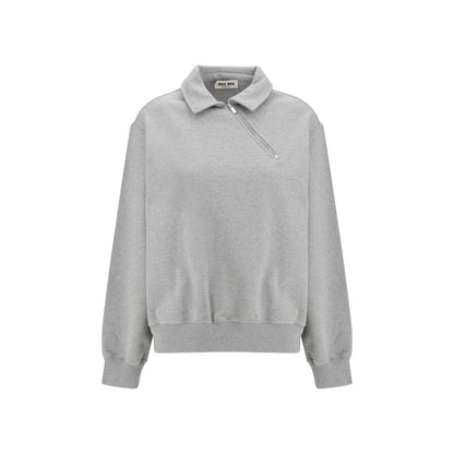 Gray Cotton Sweatshirt
