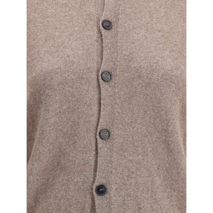 Brown Cashmere Cardigan