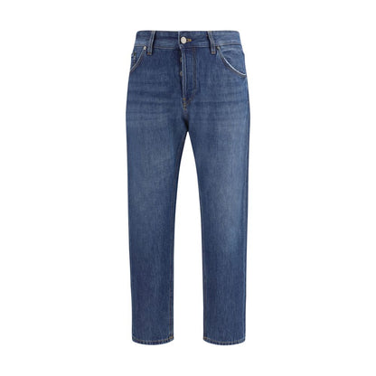 Blue Cotton Jeans Denim