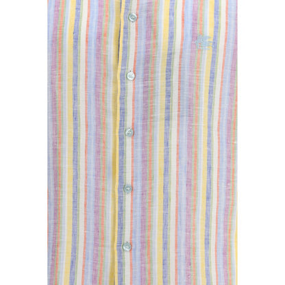 Multicolor Linen Pattern Shirt