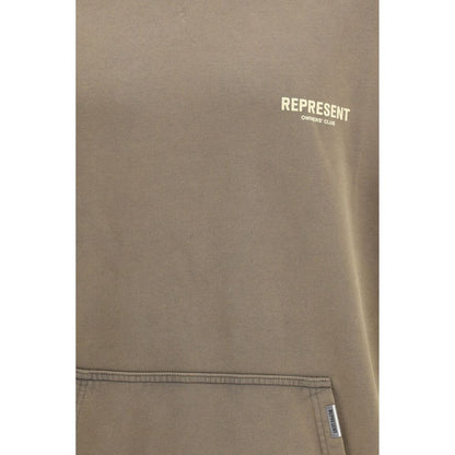 Brown Cotton Sweatshirt