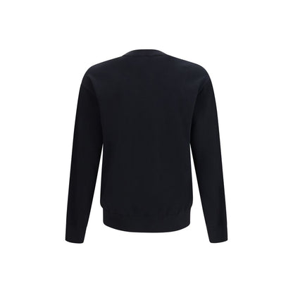 Black Cotton Sweatshirt