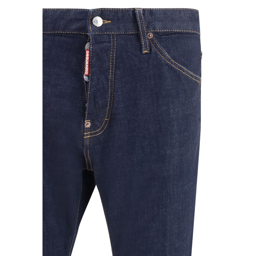 Blue Cotton Jeans Denim
