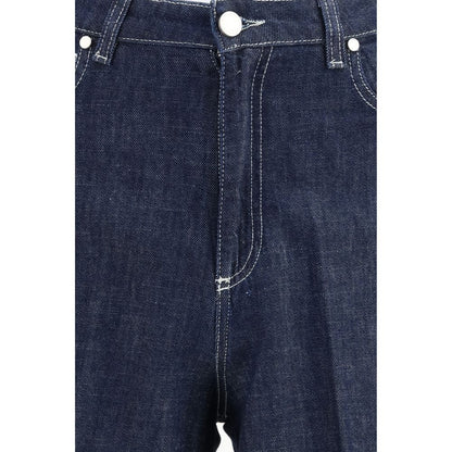 Blue Cotton Jeans Denim