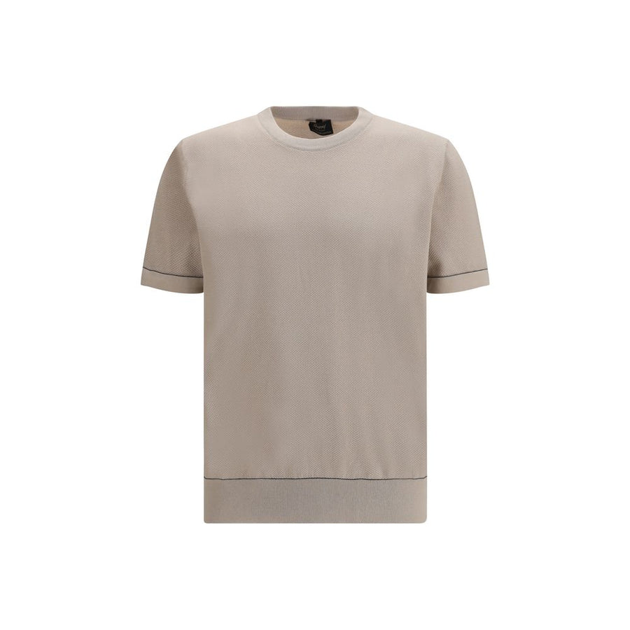 Beige Cotton T-Shirt