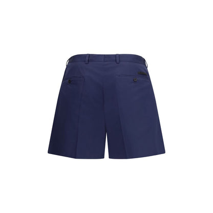 Blue Cotton Shorts