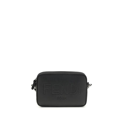 Black Cotton Shoulder Bag