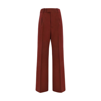 Multicolor Polyester Flared Pants