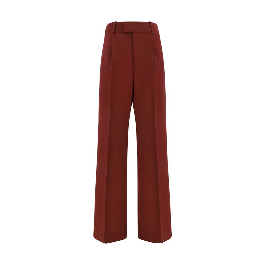 Multicolor Polyester Flared Pants