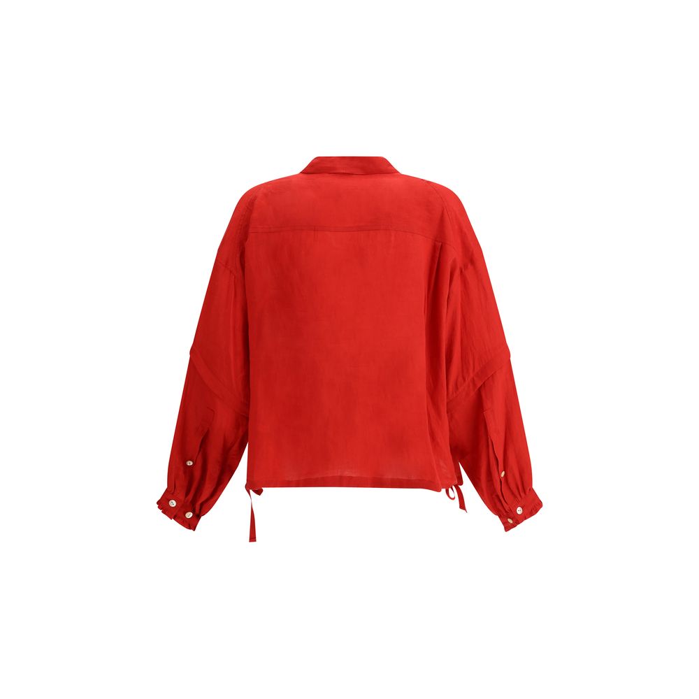 Multicolor Linen Dress Shirt