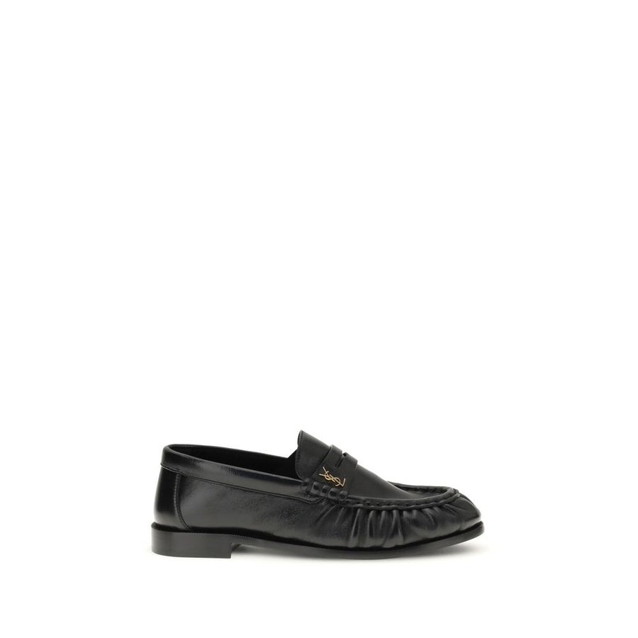 Black Lamb Ovis Aries Aries Slip-On Loafers