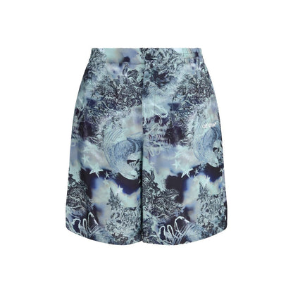 Multicolor Viscose Shorts