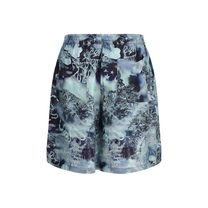 Multicolor Viscose Shorts