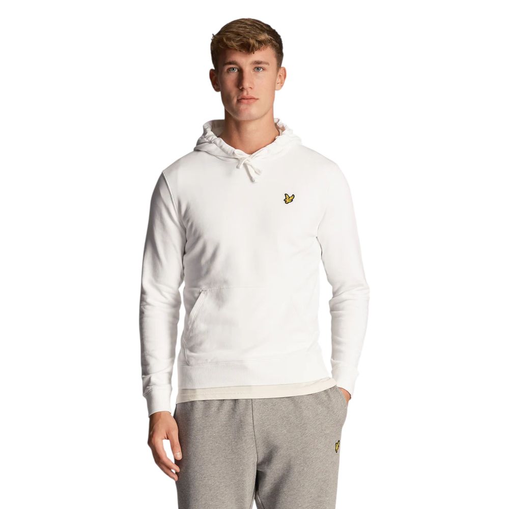 White Cotton Hoodie