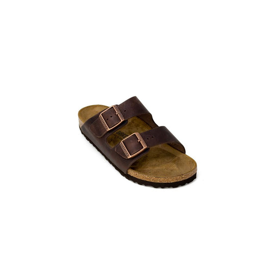 Brown Synthetic Slippers