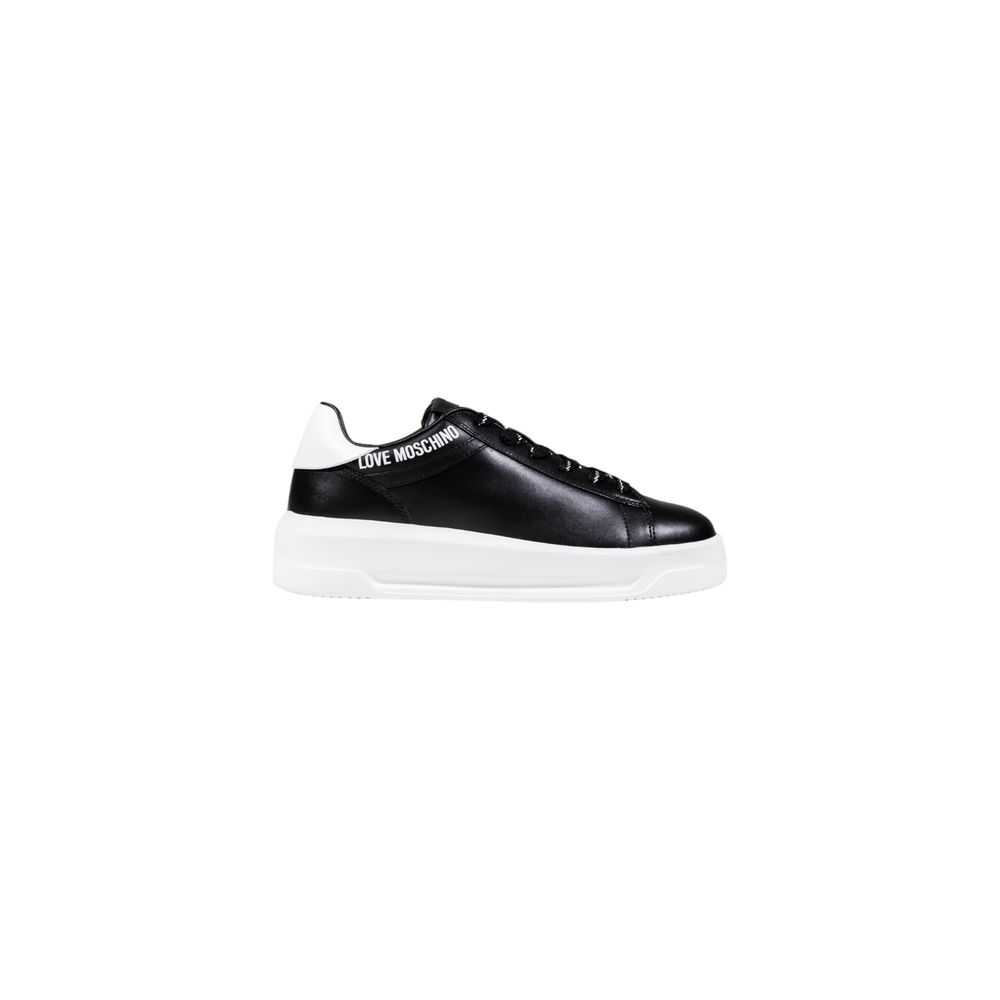 Black And White Synthetic Chunky Sneakers
