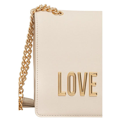 Beige Polyethylene Handbag