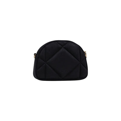 Black Suede Leather Handbag