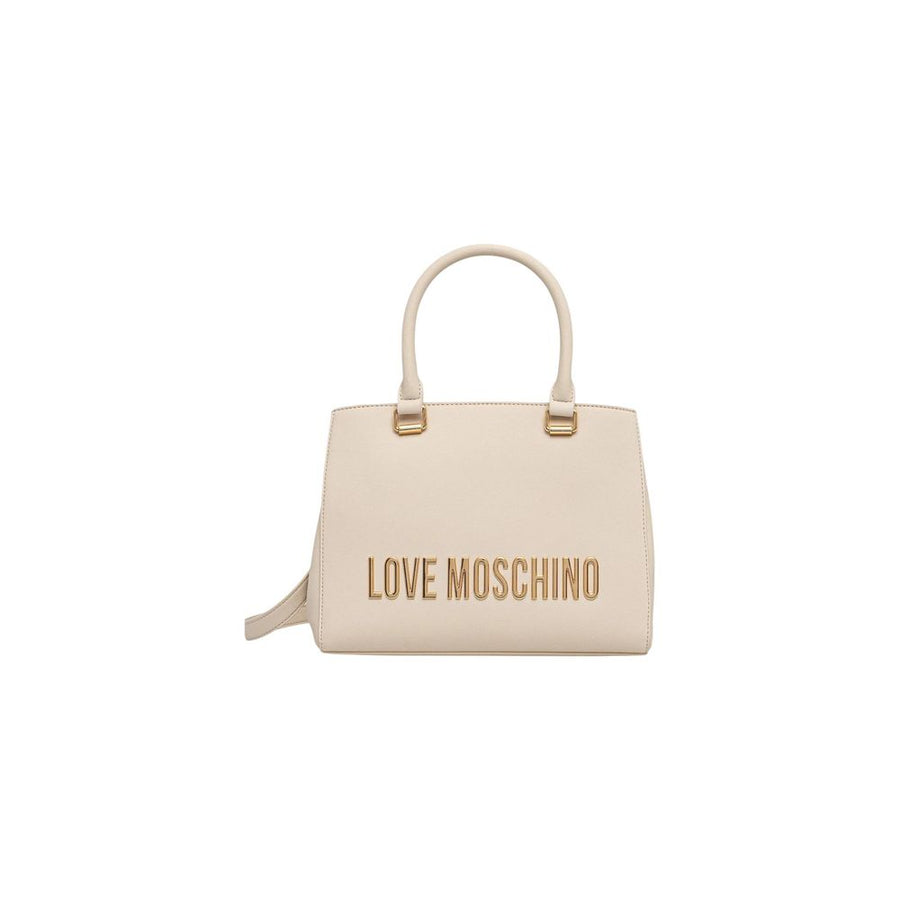Beige Polyethylene Handbag