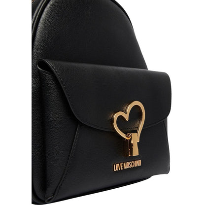 Black Polyethylene Backpack