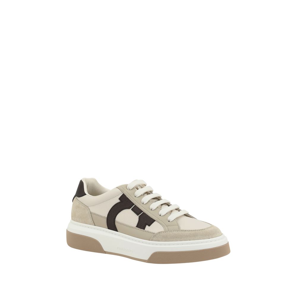 Multicolor Calf Leather Bos Taurus Platform Sneakers