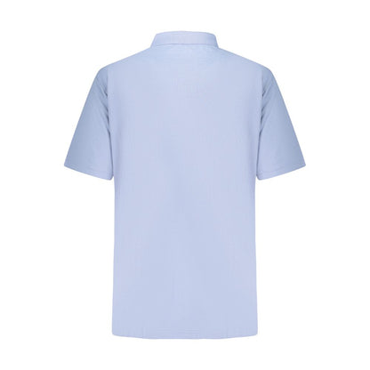 Azzurro Cotton Men Polo Shirt