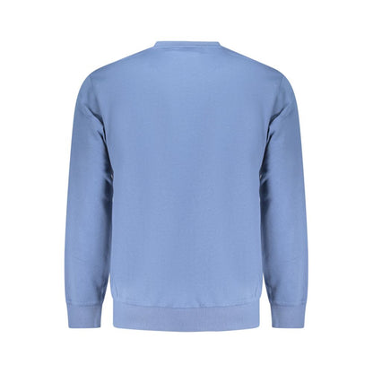 Blue Cotton Men's Sweatshirt