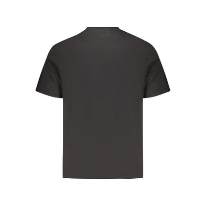 Black Cotton Men's T-Shirt