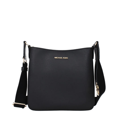 Black Leather Crossbody Bag