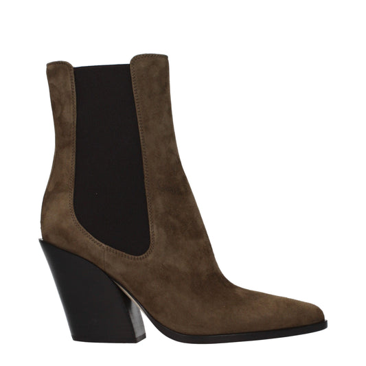 Brown Leather Ankle Boots