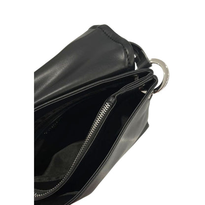Black PU Women Shoulder Bag