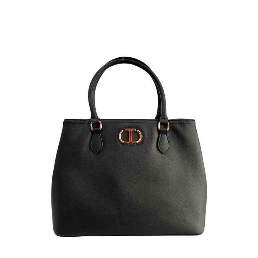 Yellow Polyurethane Women Shoulder Bag
