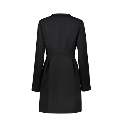 Black Virgin Wool Coat
