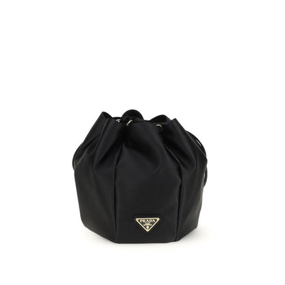 Black Silk Backet Bag