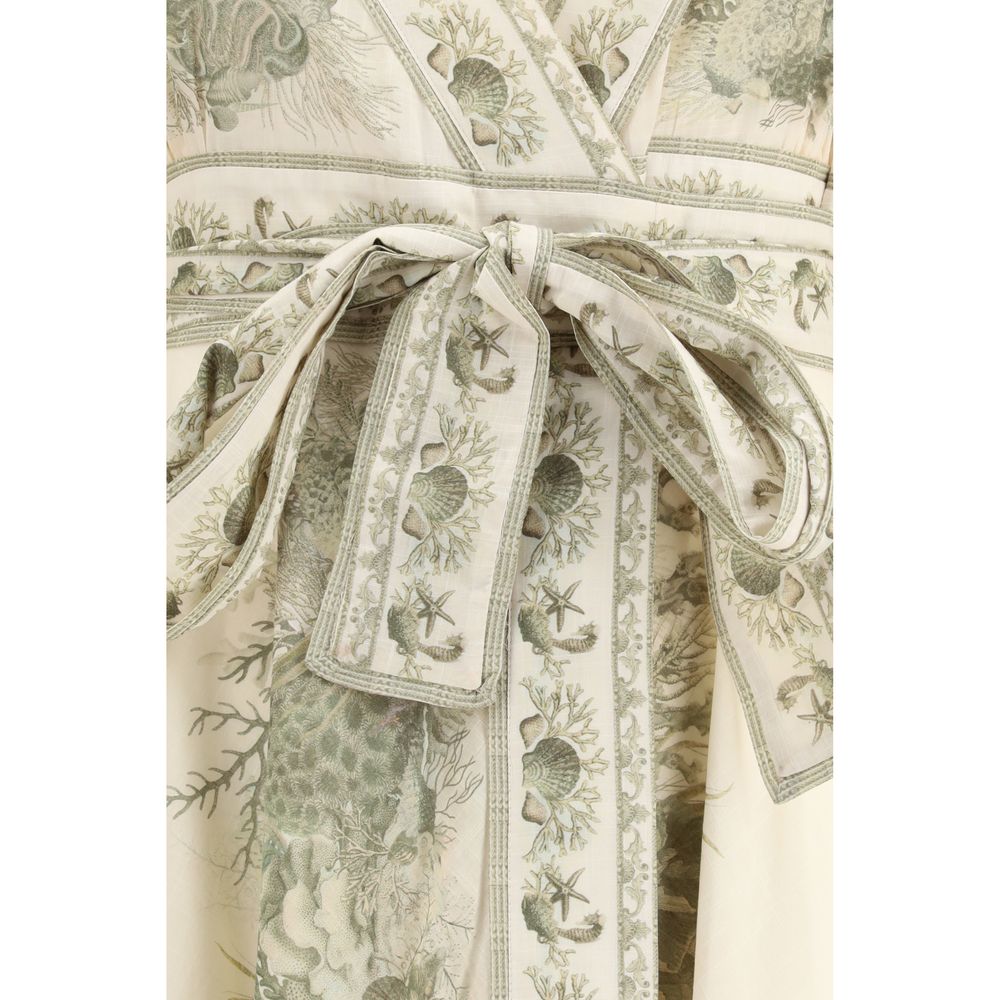 Multicolor Cotton Long Dress