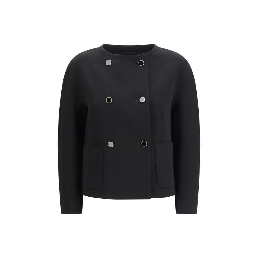 Black Triacetate Coat