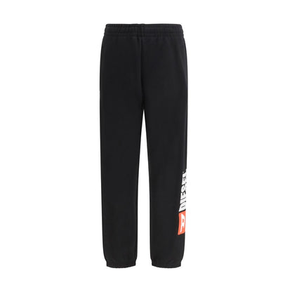 Black Cotton Casual Pants