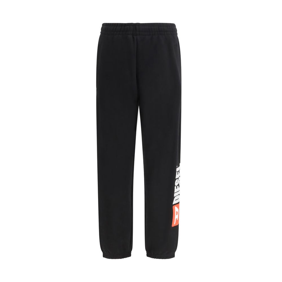 Black Cotton Casual Pants