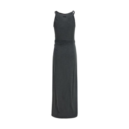 Gray Modal Casual Dress