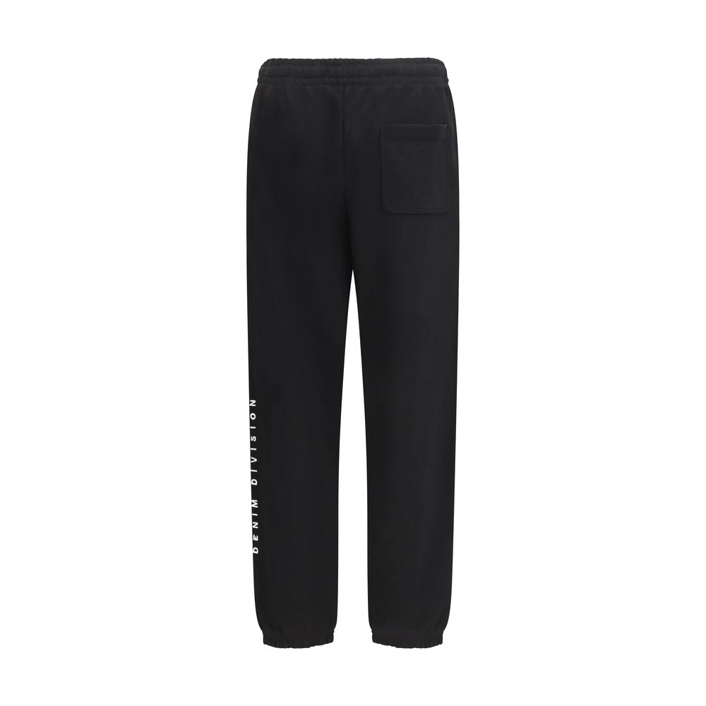 Black Cotton Casual Pants