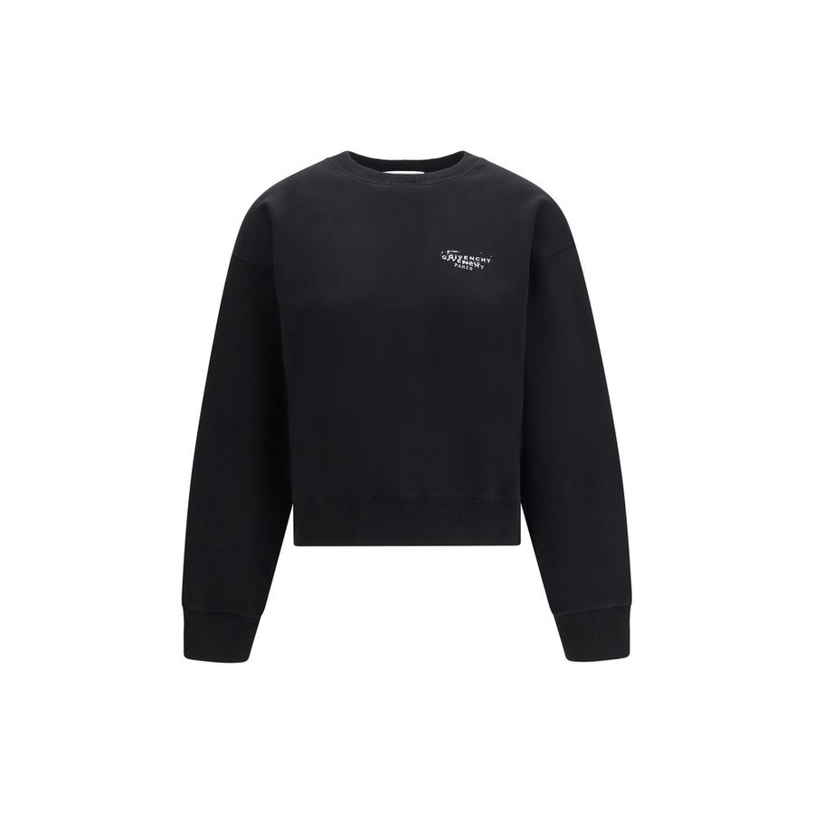 Black Cotton Sweatshirt