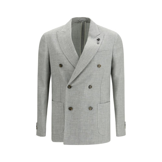 Bicolor Wool Blazer