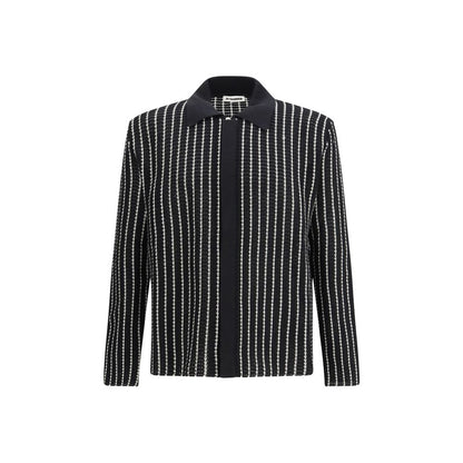 Black Cotton Cardigan