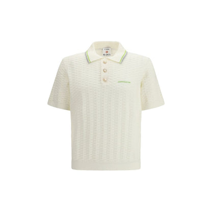 Beige Cotton Polo Shirt