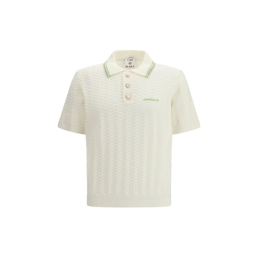 Beige Cotton Polo Shirt