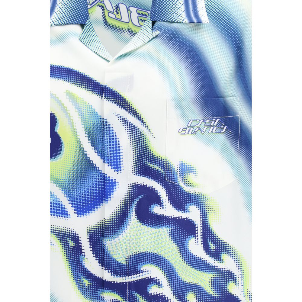 Multicolor Silk Dress Shirt