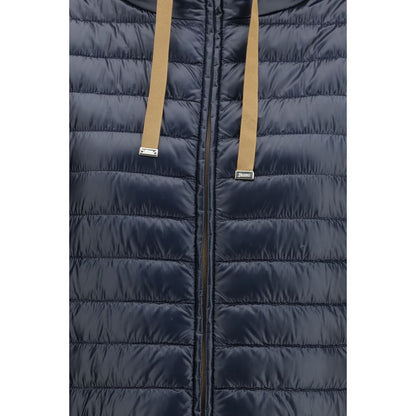 Blue Polyester Coat