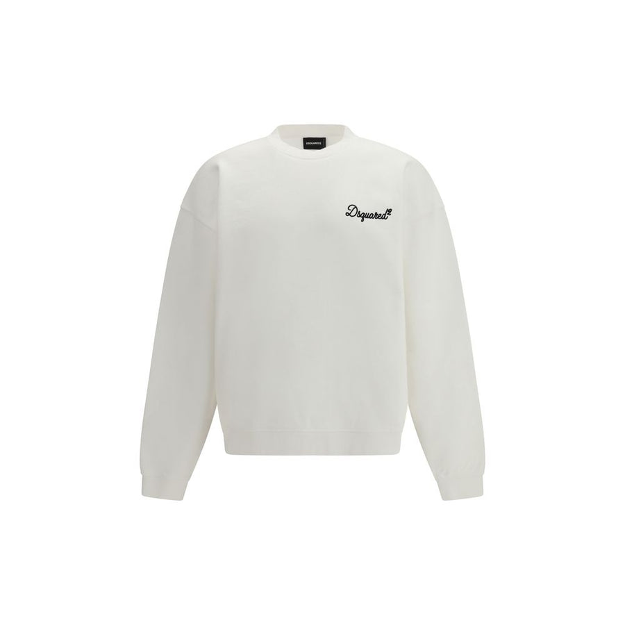 White Cotton Sweatshirt