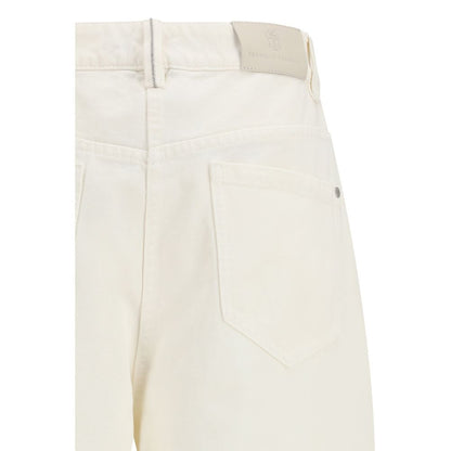 Beige Cotton Pants