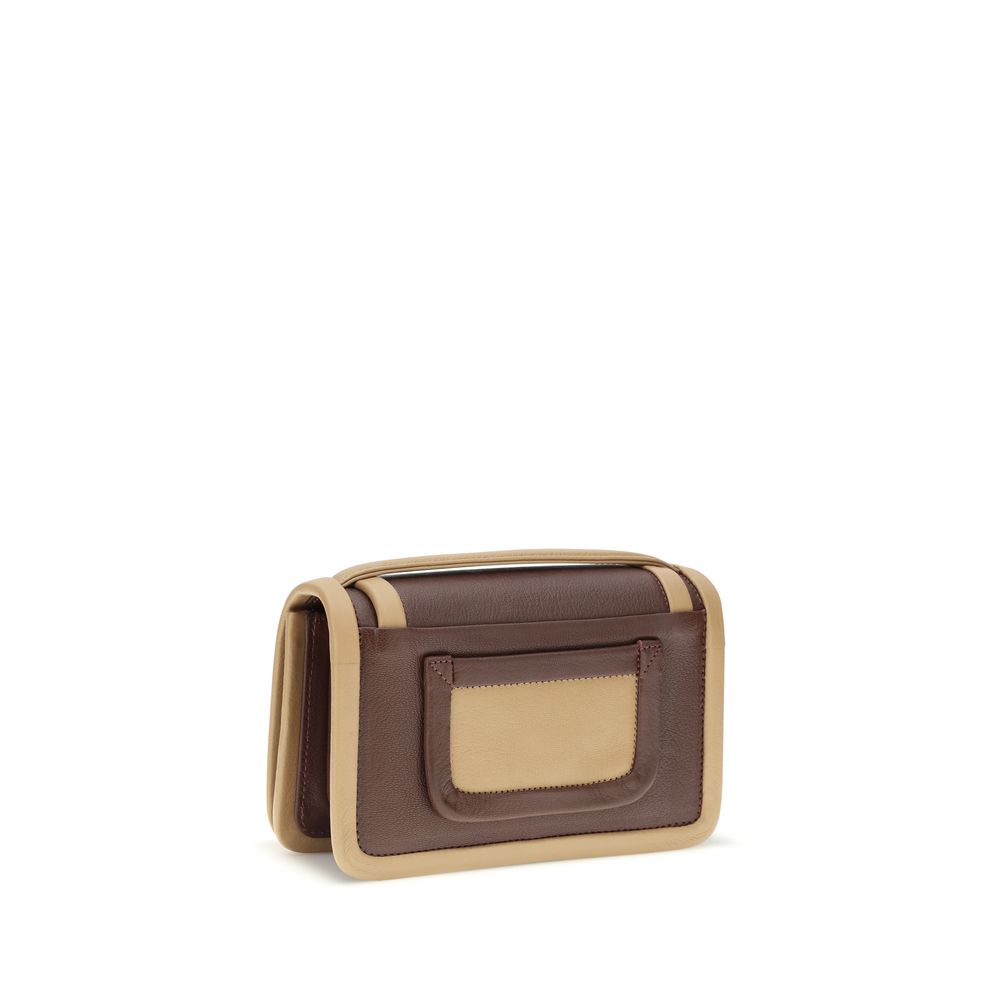 Brown Calf Leather Bos Taurus Shoulder Bag